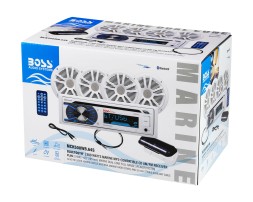 Морская магнитола 1DIN BOSS MCK508WB.6 (комплект4+MRC5)